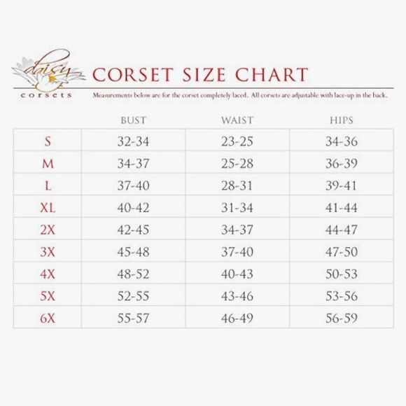 NWT Daisy corsets Lavish Red Sheer Lace Underwire Waist Cincher Corset - Picture 15 of 15